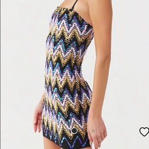 Sequins dress Small Junior multicolor NEW with Tag